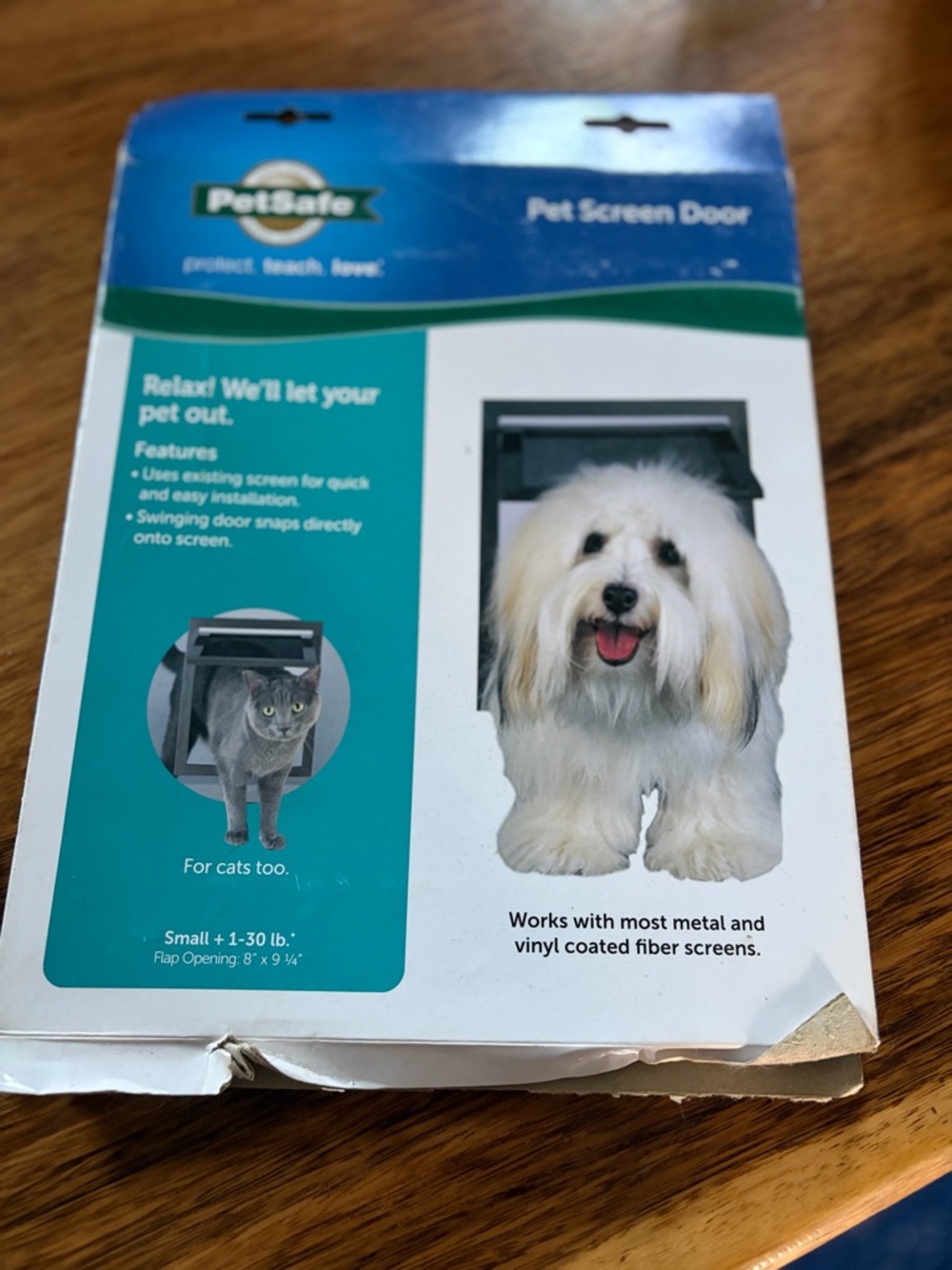 PetSafe Pet Screen Door — Small, 1–30 lb Dogs & Cats | Model P1-ZB-11 | New